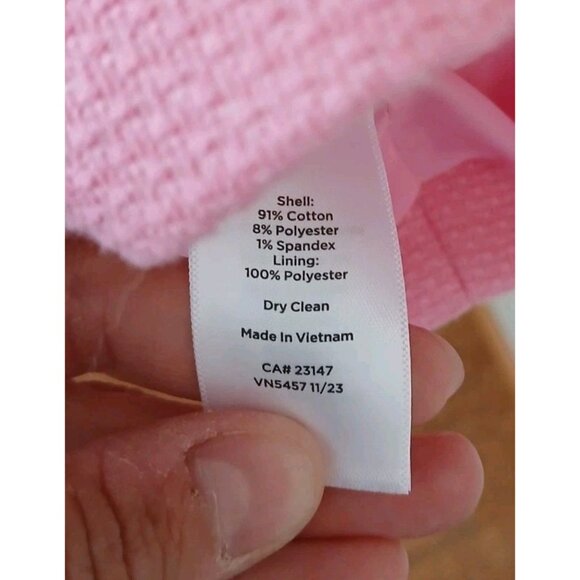 Talbots Tweed Short Sleeve Blazer Jacket - Picture 6 of 10